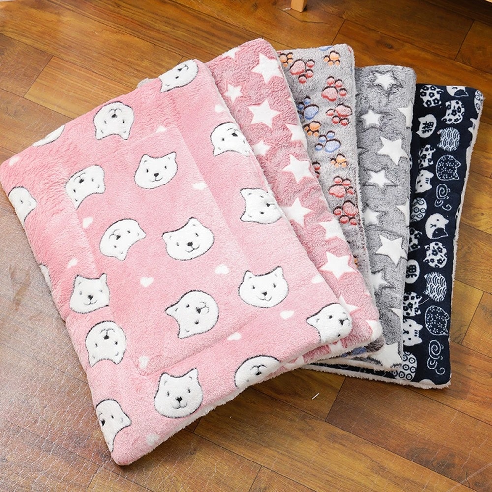 Calming Dog Bed - เบาะนอนสำหรับแมวขนาดเล็กที่หนานุ่มสบาย อบอุ่น เป็นมิตรกับผิว น่ารัก เหมาะสำหรับฤดูหนาว ใช้เป็นเบาะนอนสำหรับสุนัขขนาดกลางและลูกสุนัข