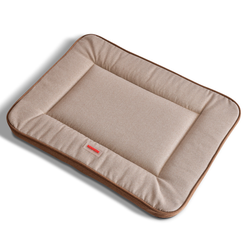 Calming Dog Bed - เสื่อผ้าฝ้ายสำหรับสัตว์เลี้ยงเสื่อปูเตียงสุนัขเสื่อขนาดใหญ่เสื่อสุนัขบ้านสุนัขสบายพับได้สำหรับแมว