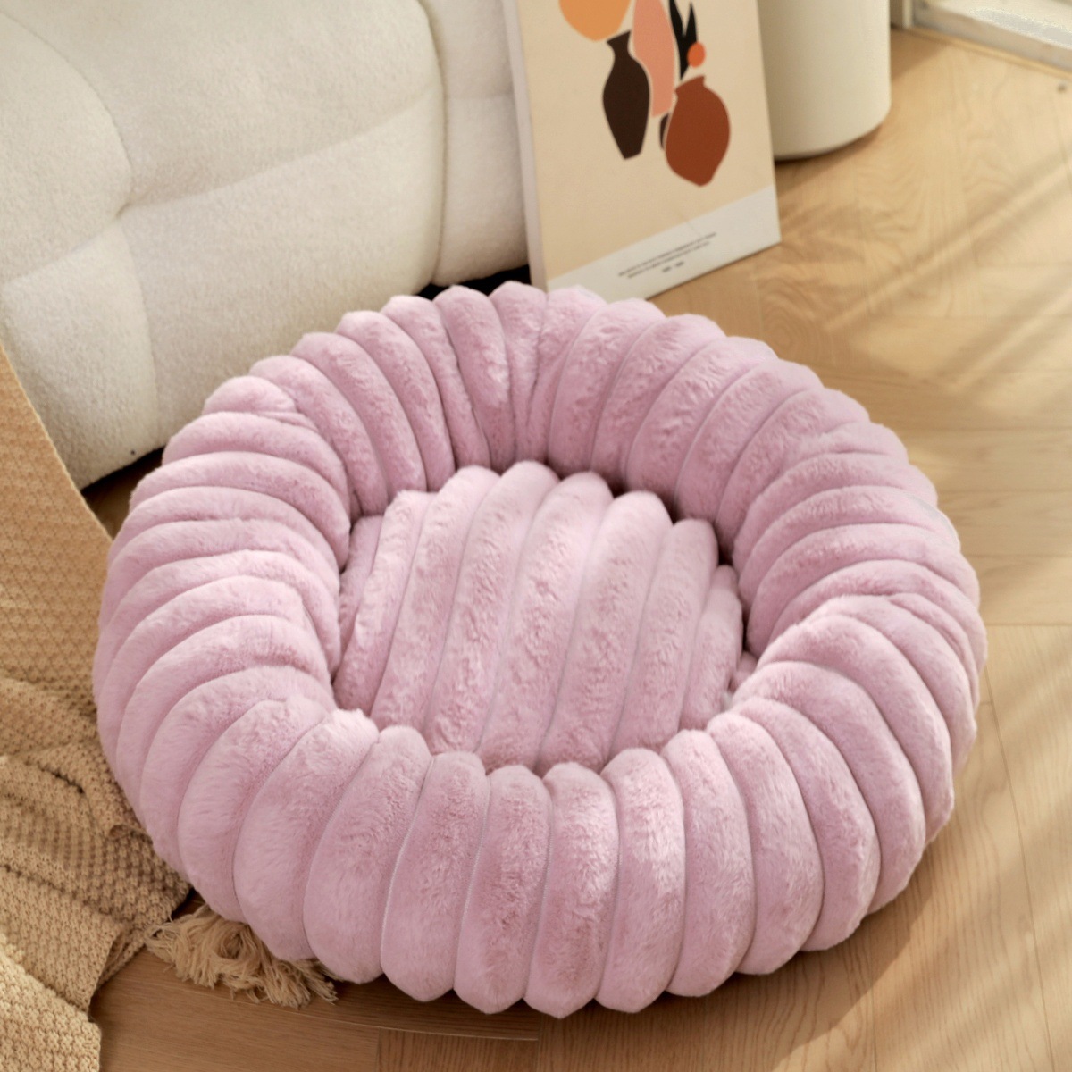 40-80 ซม.Fluffy สัตว์เลี้ยงสุน - Calming Dog Bed บทวิจารณ์และราคา