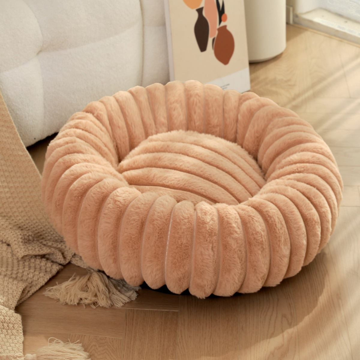 40-80 ซม.Fluffy สัตว์เลี้ยงสุน - Calming Dog Bed บทวิจารณ์และราคา