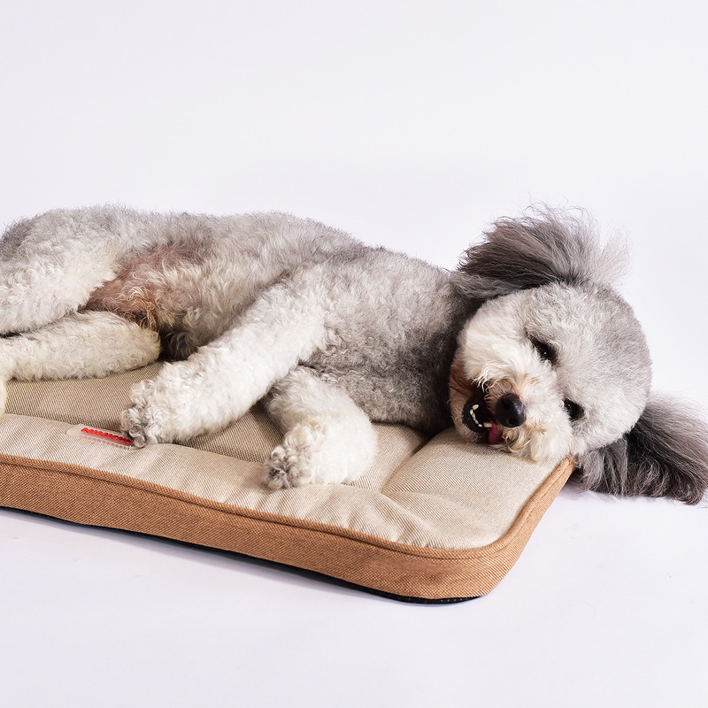 เสื่อผ้าฝ้ายสำหรับสัตว์เลี้ยงเ - Calming Dog Bed บทวิจารณ์และราคา