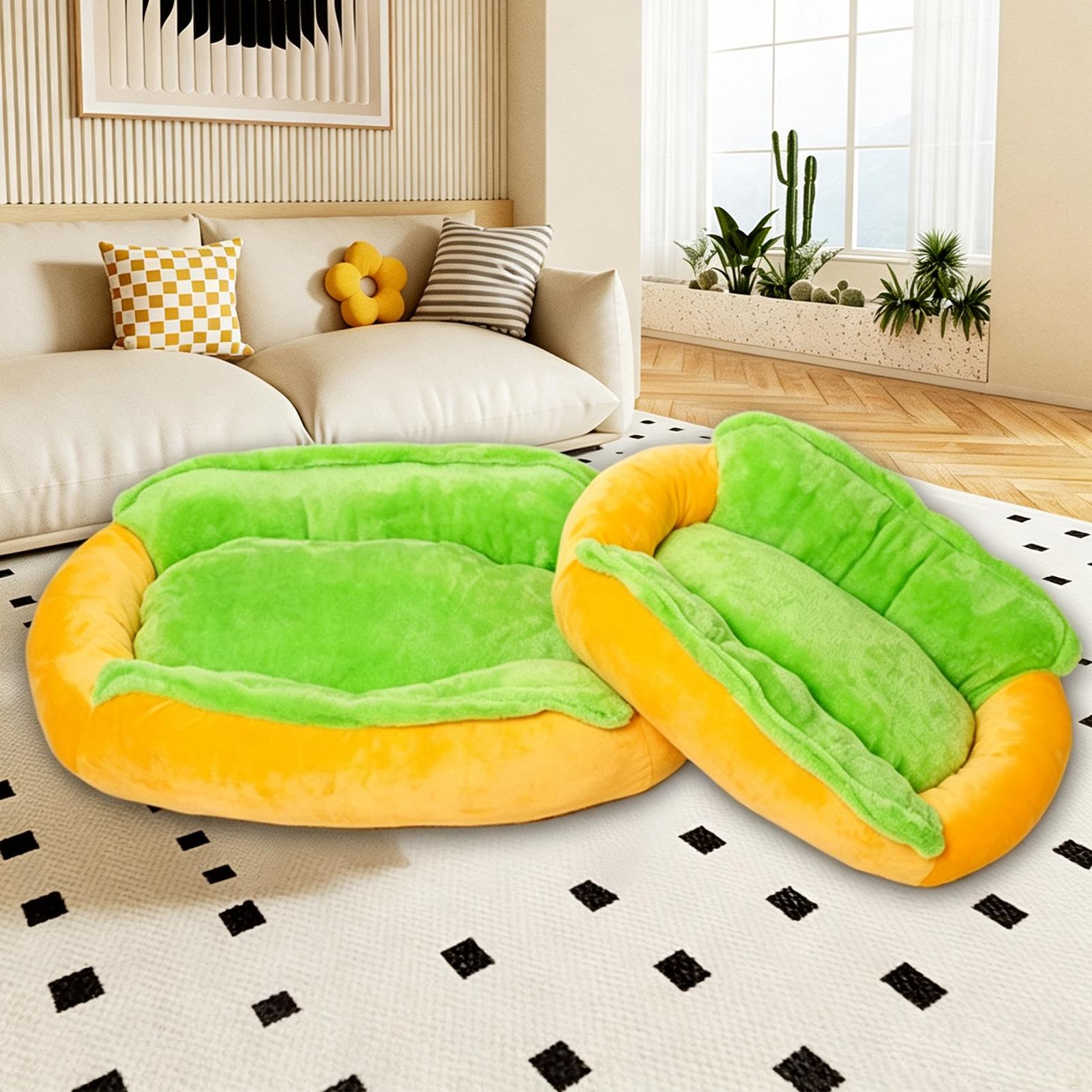 ที่นอนสุนัขรูปอาหาร นุ่มสบาย ก - Calming Dog Bed บทวิจารณ์และราคา